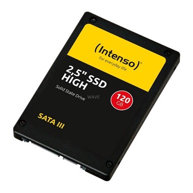 INTENSO SSD disk 120GB High, SATA3, 2.5", maks do 520/480 MB/s